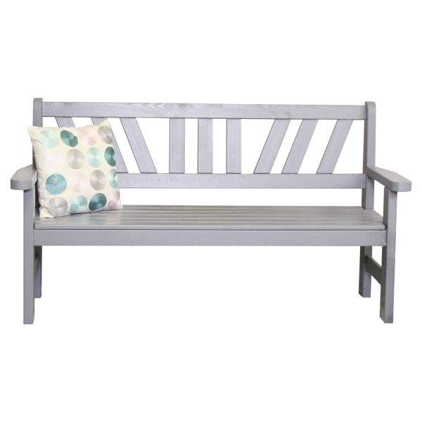 Gartenbank 3er grau 165cm